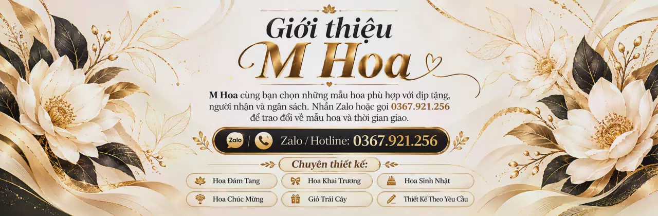 Ảnh bìa Shop hoa tươi Xã Cao Sơn Phú Thọ - Chăm chút món quà từ sắc hoa